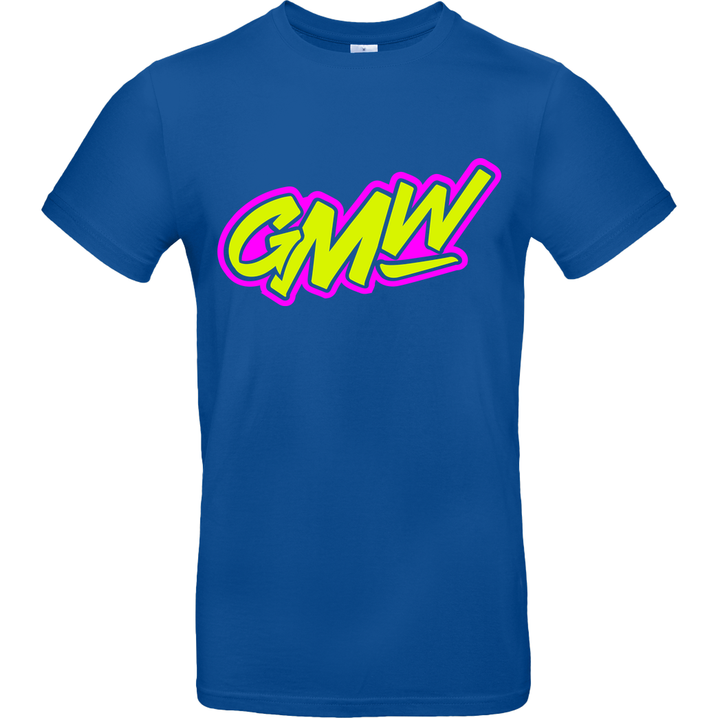 None GMW - GMW two colored Logo T-Shirt B&C EXACT 190 - Royal Blue