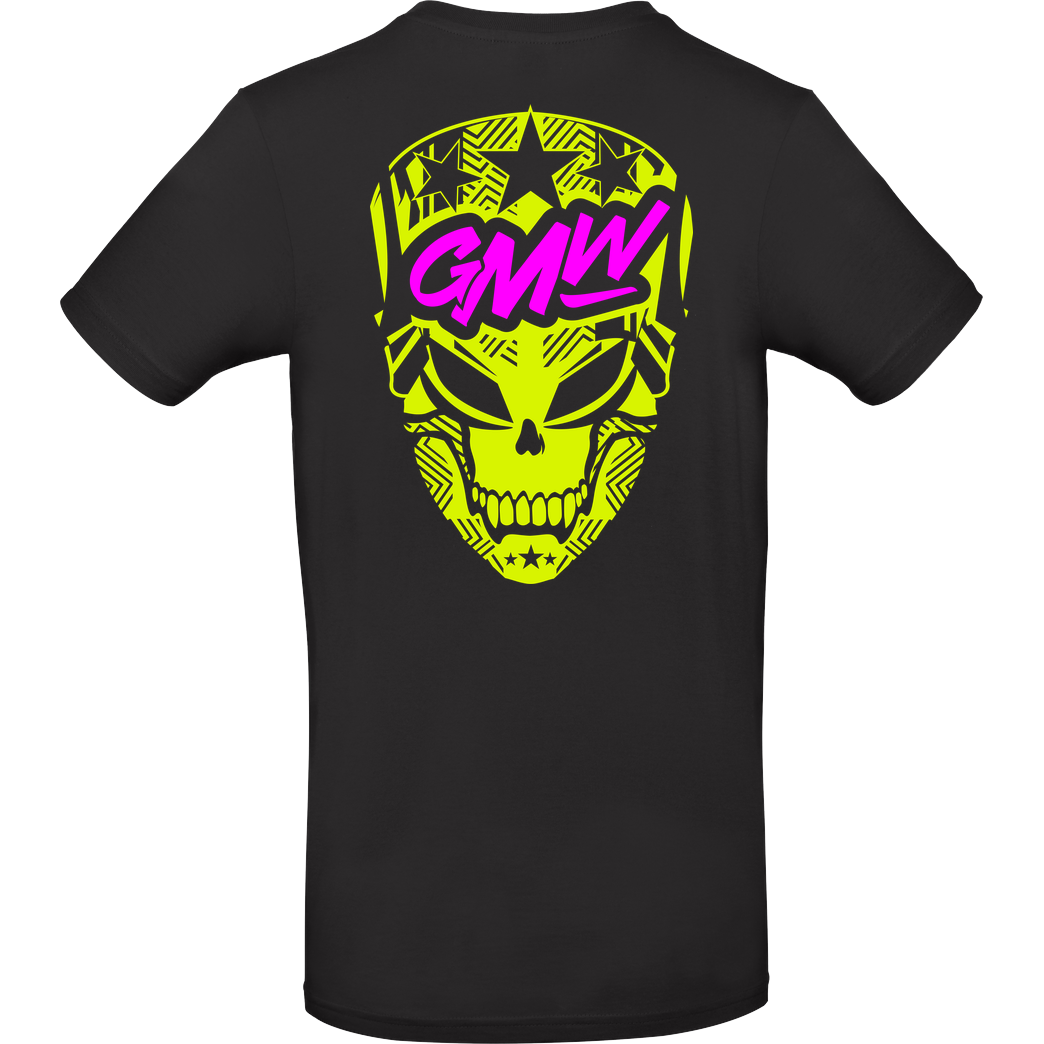 None GMW - GMW two colored Logo T-Shirt B&C EXACT 190 - Black