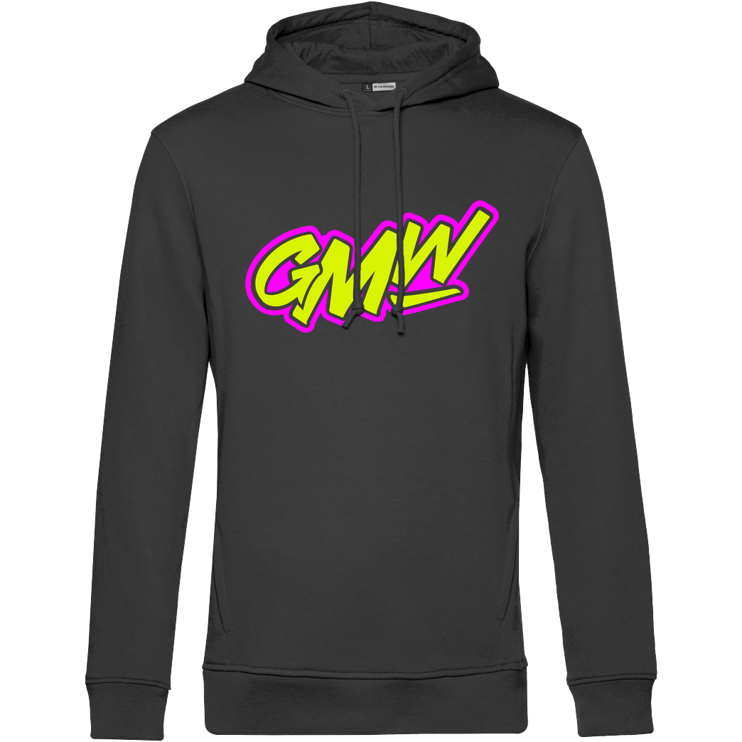 None GMW - GMW two colored Logo Sweatshirt B&C HOODED INSPIRE - black