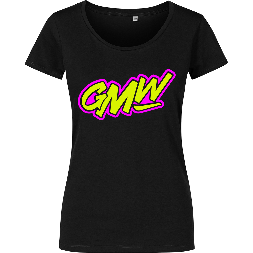 None GMW - GMW two colored Logo T-Shirt Girlshirt schwarz