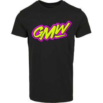 GMW - GMW two colored Logo House Brand T-Shirt - Black