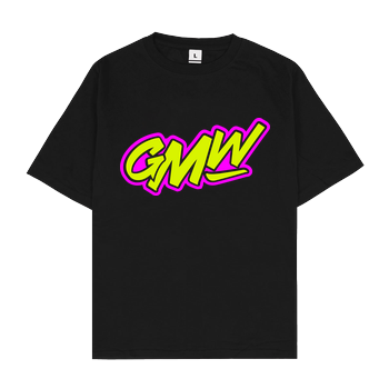 GMW - GMW two colored Logo Oversize T-Shirt - Black