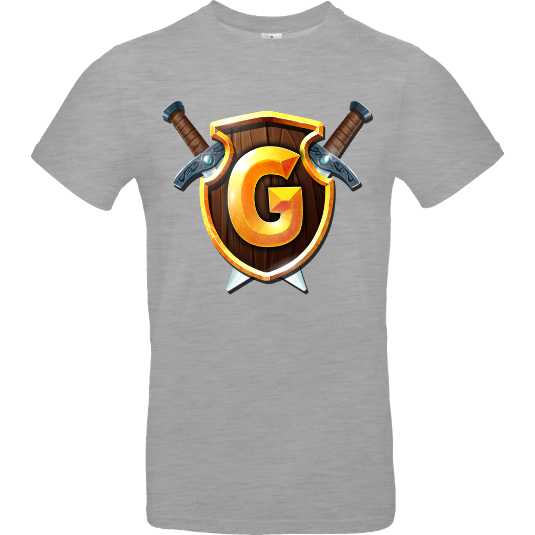 GommeHD GommeHD - Wappen T-Shirt B&C EXACT 190 - heather grey