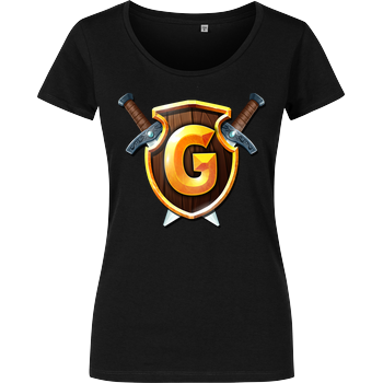 GommeHD - Wappen Girlshirt schwarz