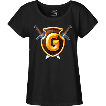 GommeHD - Wappen Fairtrade Loose Fit Girlie - black