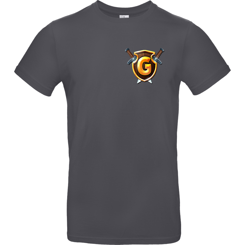 GommeHD GommeHD - Wappen klein T-Shirt B&C EXACT 190 - Dark Grey