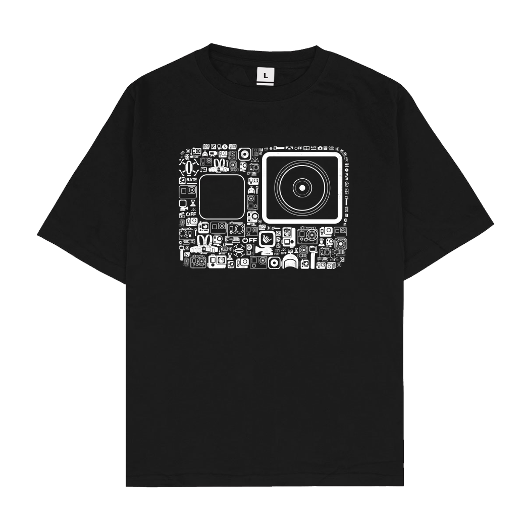 FilmenLernen.de GP T-Shirt Oversize T-Shirt - Black