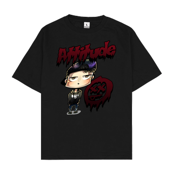Hallodri - Attitude Oversize T-Shirt - Black