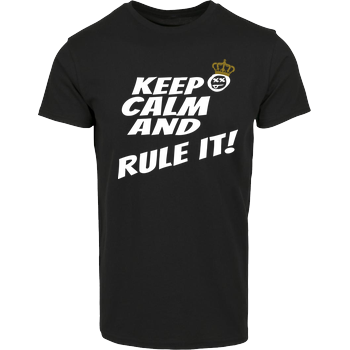 Hallodri - Keep Calm and Rule It! House Brand T-Shirt - Black