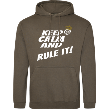 Hallodri - Keep Calm and Rule It! JH Hoodie - Khaki