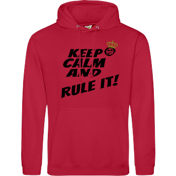 Hallodri - Keep Calm and Rule It! JH Hoodie - red