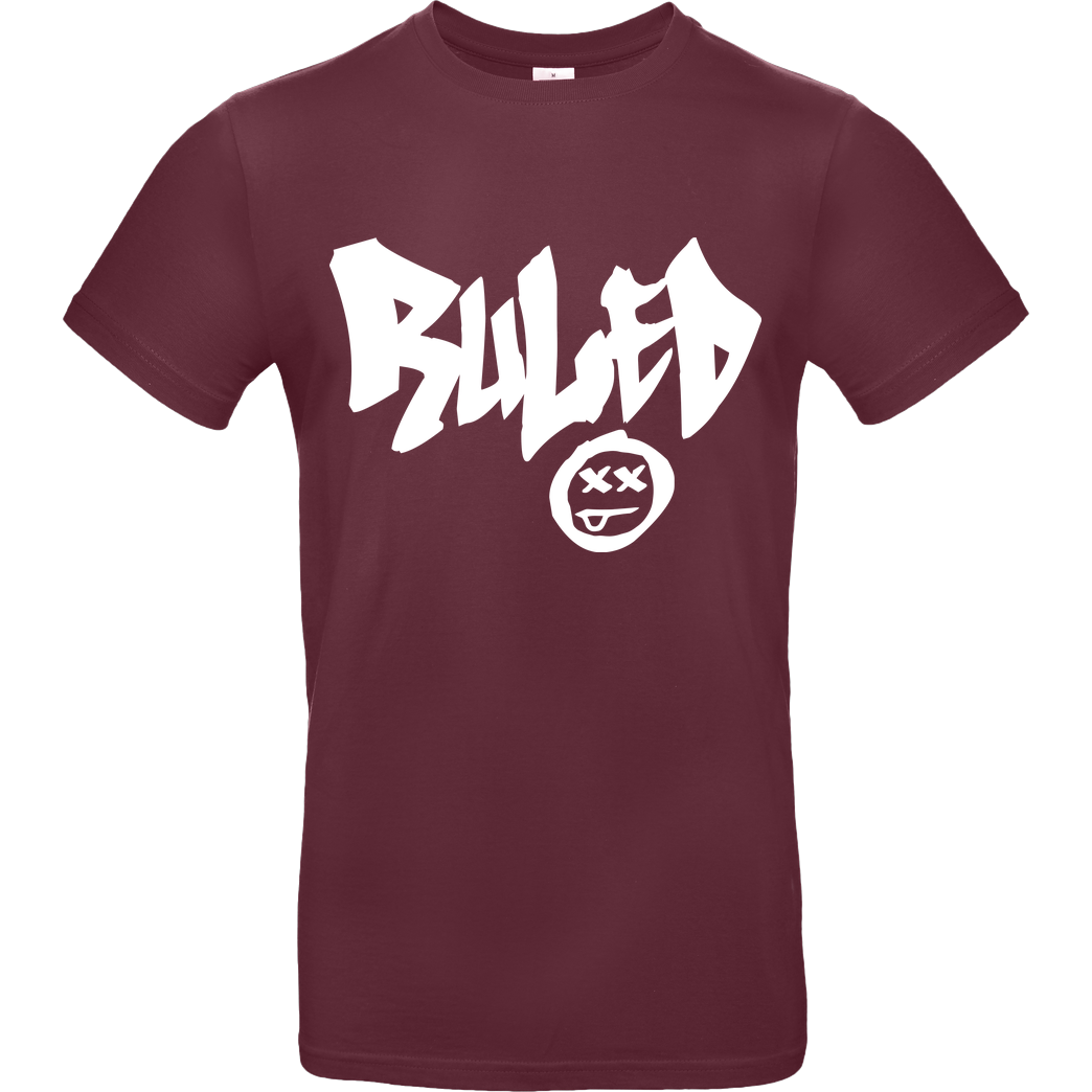 hallodri hallodri - Ruled T-Shirt B&C EXACT 190 - Burgundy