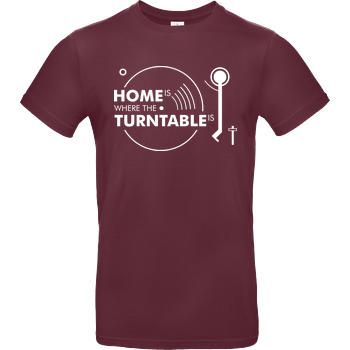 Home is where the turntable is B&C EXACT 190 - Burgundy