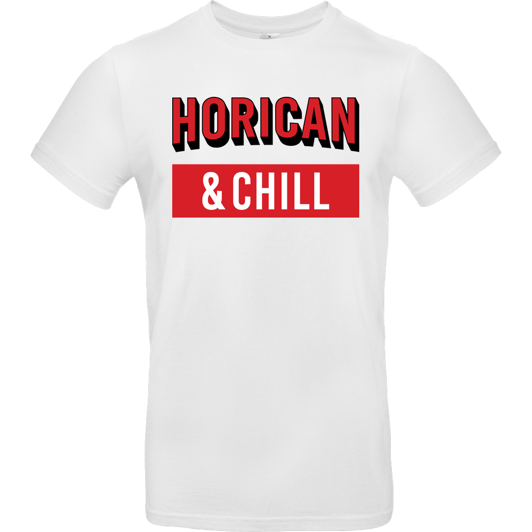 Horican Horican - and Chill T-Shirt B&C EXACT 190 -  White