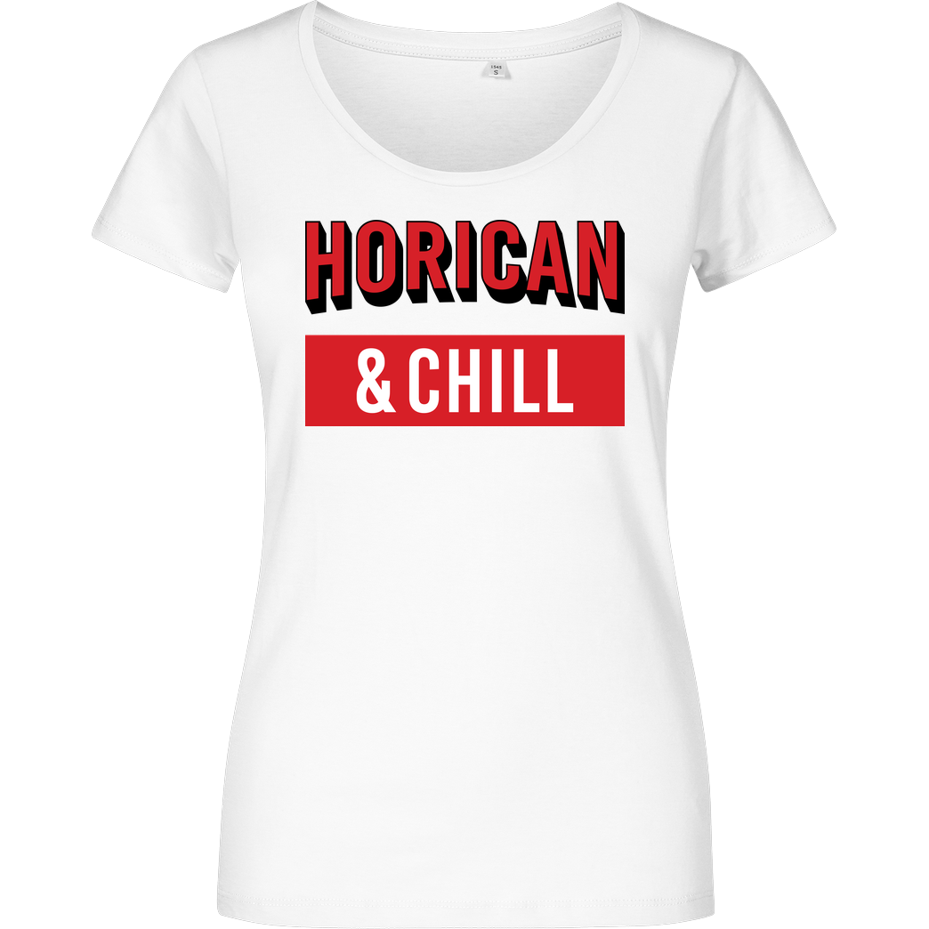 Horican Horican - and Chill T-Shirt Girlshirt weiss