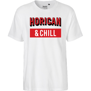 Horican - and Chill Fairtrade T-Shirt - white