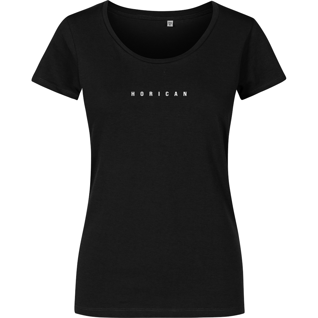 Horican Horican - Logo T-Shirt Girlshirt schwarz