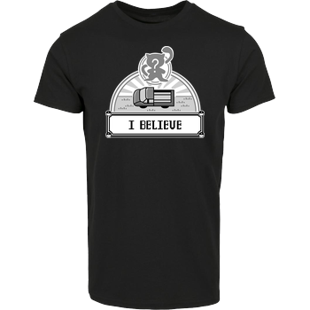 I Believe House Brand T-Shirt - Black