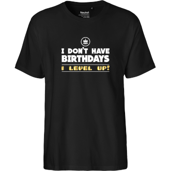 I Level Up Fairtrade T-Shirt - black