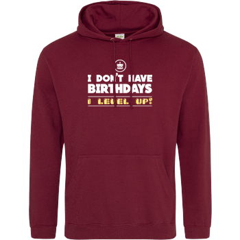 I Level Up JH Hoodie - Bordeaux