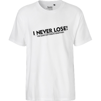 I Never Lose Fairtrade T-Shirt - white