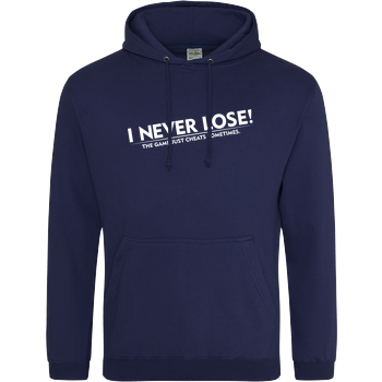 I Never Lose JH Hoodie - Navy