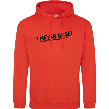 I Never Lose JH Hoodie - Orange
