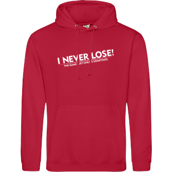 I Never Lose JH Hoodie - red