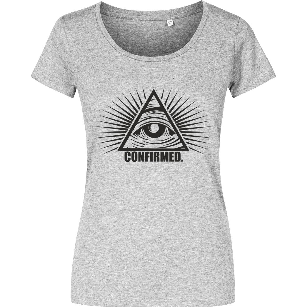 IamHaRa Illuminati Confirmed T-Shirt Girlshirt heather grey