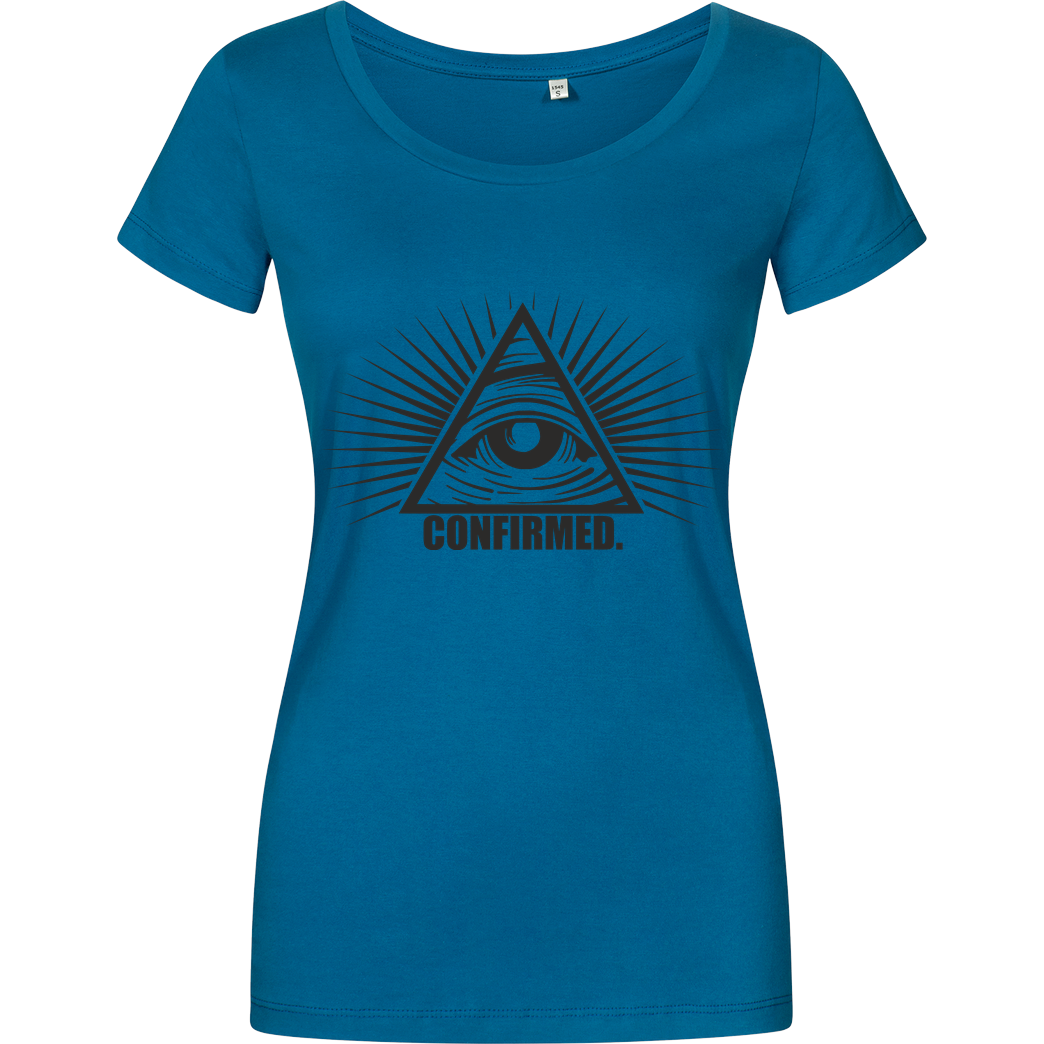 IamHaRa Illuminati Confirmed T-Shirt Girlshirt petrol