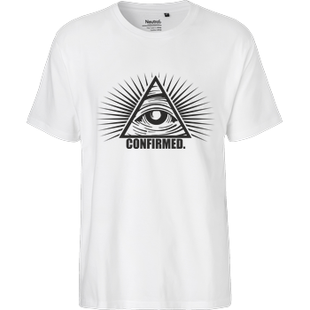 Illuminati Confirmed Fairtrade T-Shirt - white