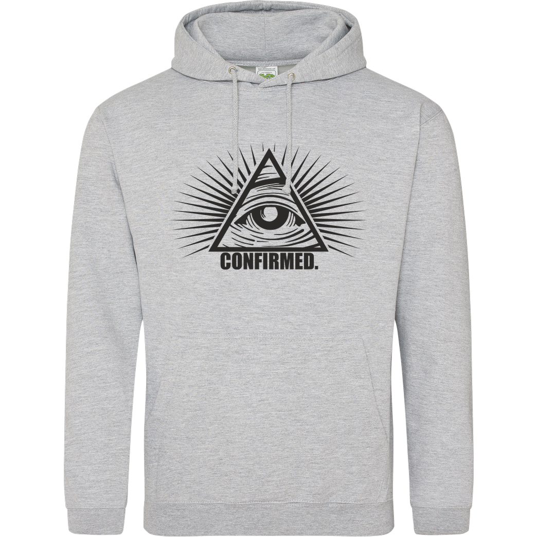 IamHaRa Illuminati Confirmed Sweatshirt JH Hoodie - Heather Grey