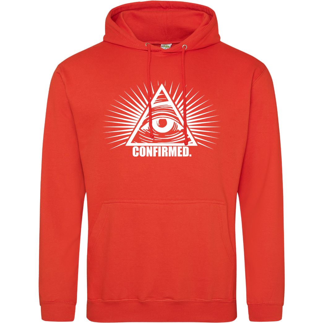 IamHaRa Illuminati Confirmed Sweatshirt JH Hoodie - Orange