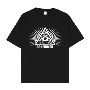 Illuminati Confirmed Oversize T-Shirt - Black