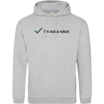 I'm not a Robot JH Hoodie - Heather Grey