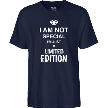 I'm not Special Fairtrade T-Shirt - navy