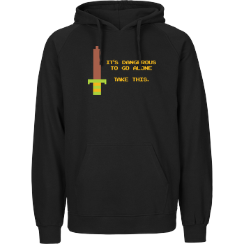 It's Dangerous to Go Alone Fairtrade Hoodie