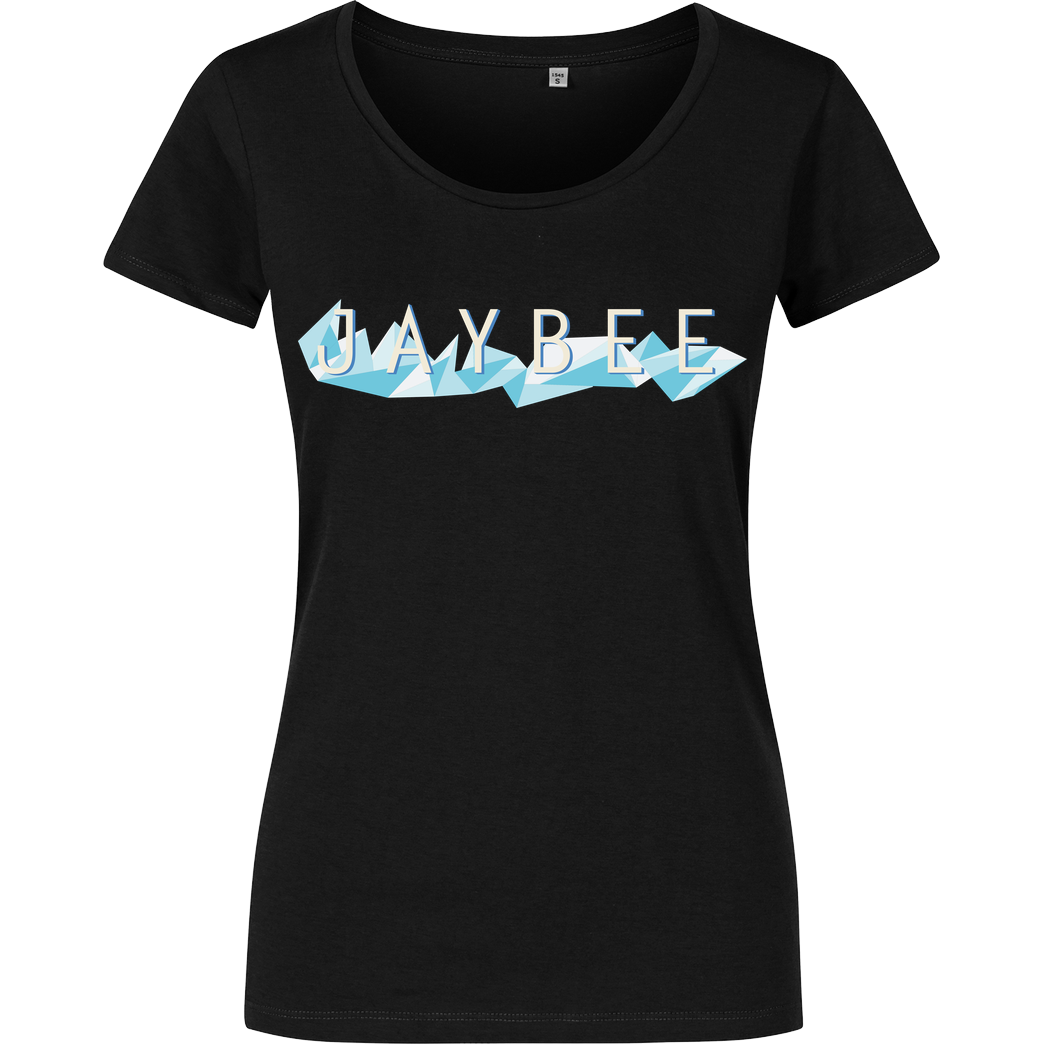 Jaybee Jaybee - Logo T-Shirt Girlshirt schwarz