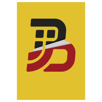 JJB - Colored Logo Art Print yellow
