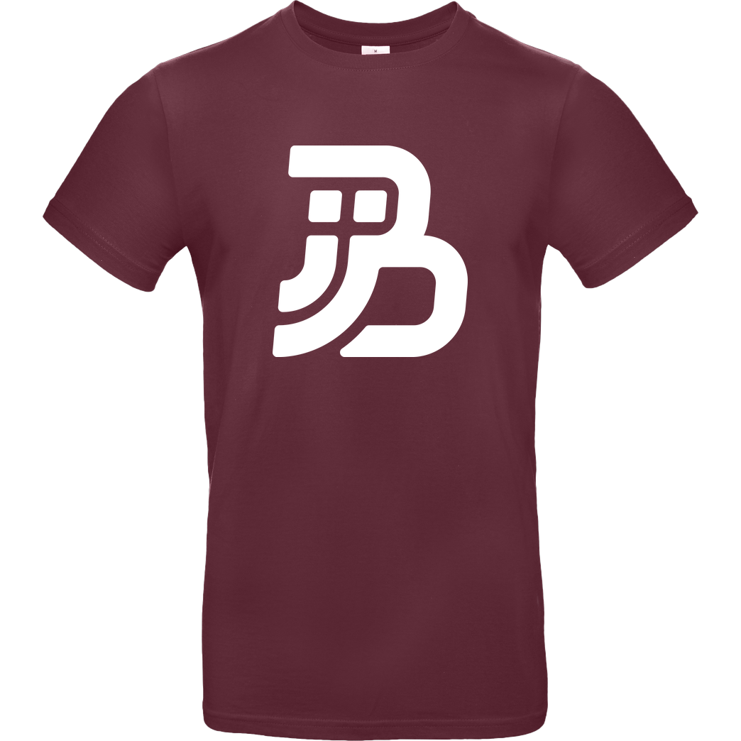 JJB JJB - Plain Logo T-Shirt B&C EXACT 190 - Burgundy