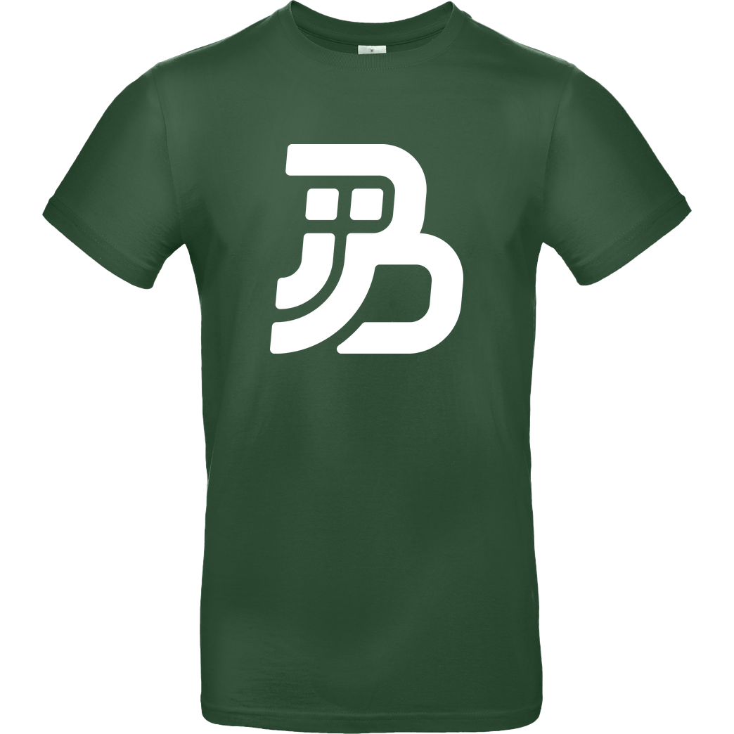JJB JJB - Plain Logo T-Shirt B&C EXACT 190 -  Bottle Green