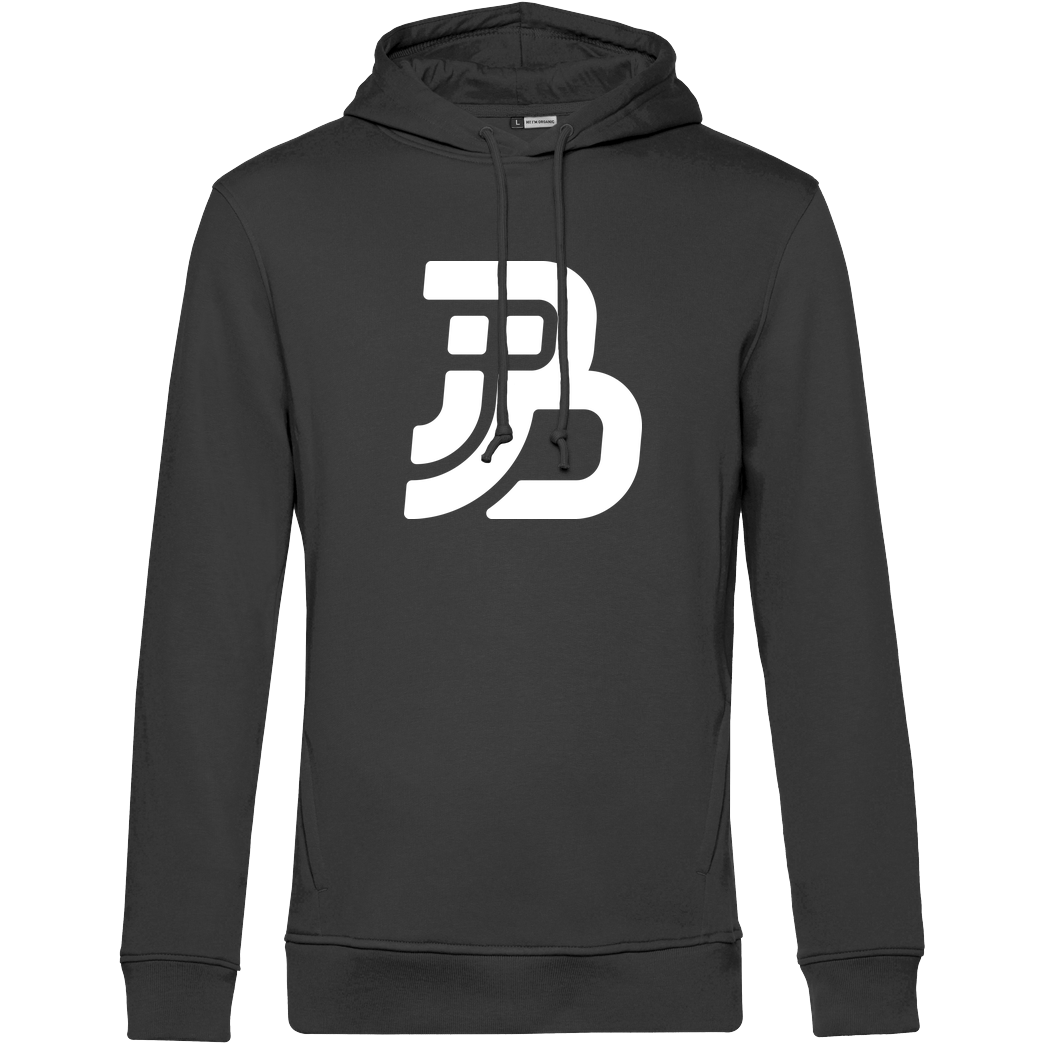 JJB JJB - Plain Logo Sweatshirt B&C HOODED INSPIRE - black