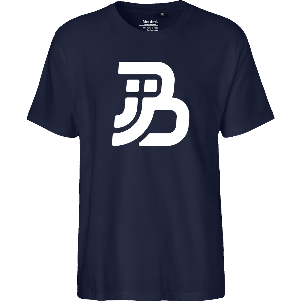 JJB JJB - Plain Logo T-Shirt Fairtrade T-Shirt - navy