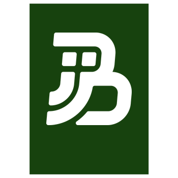 JJB - Plain Logo Art Print green