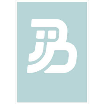 JJB - Plain Logo Art Print mint