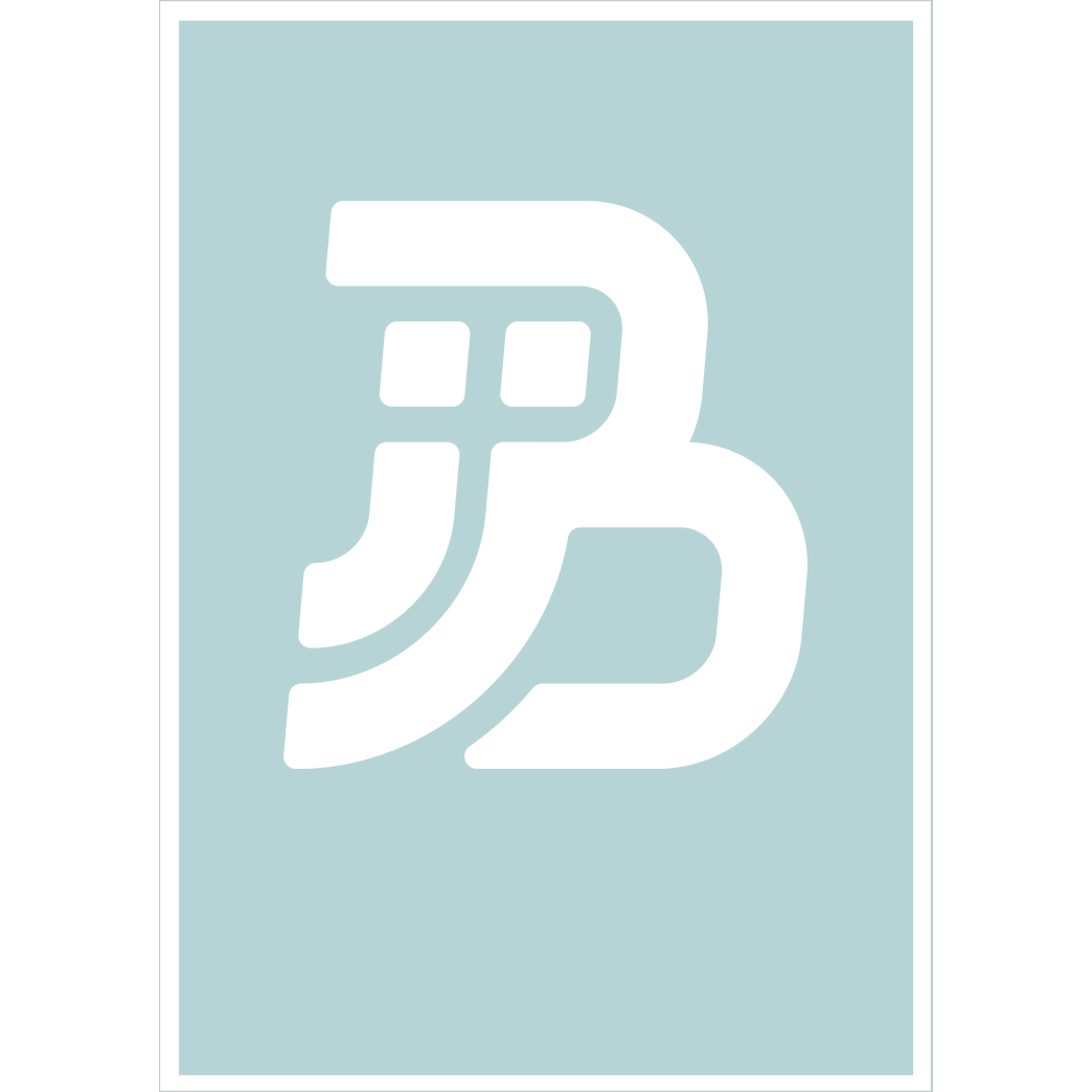 JJB JJB - Plain Logo Druck Art Print mint