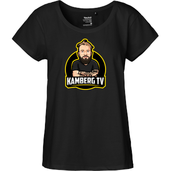 Kamberg TV - Kamberg Logo Fairtrade Loose Fit Girlie - black
