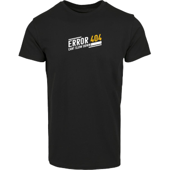 KawaQue - Error 404 House Brand T-Shirt - Black