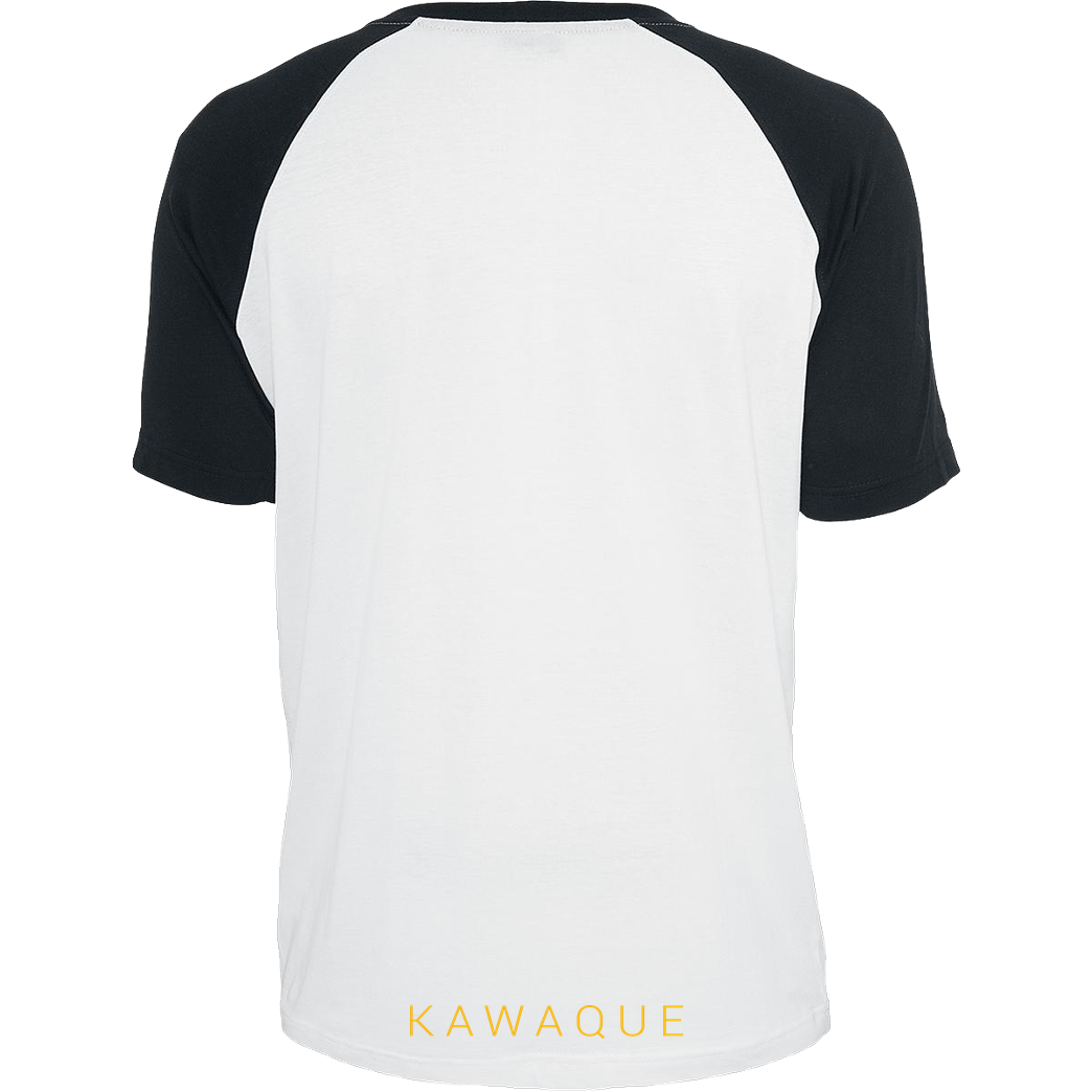 KawaQue KawaQue - Error 404 T-Shirt Raglan Tee white
