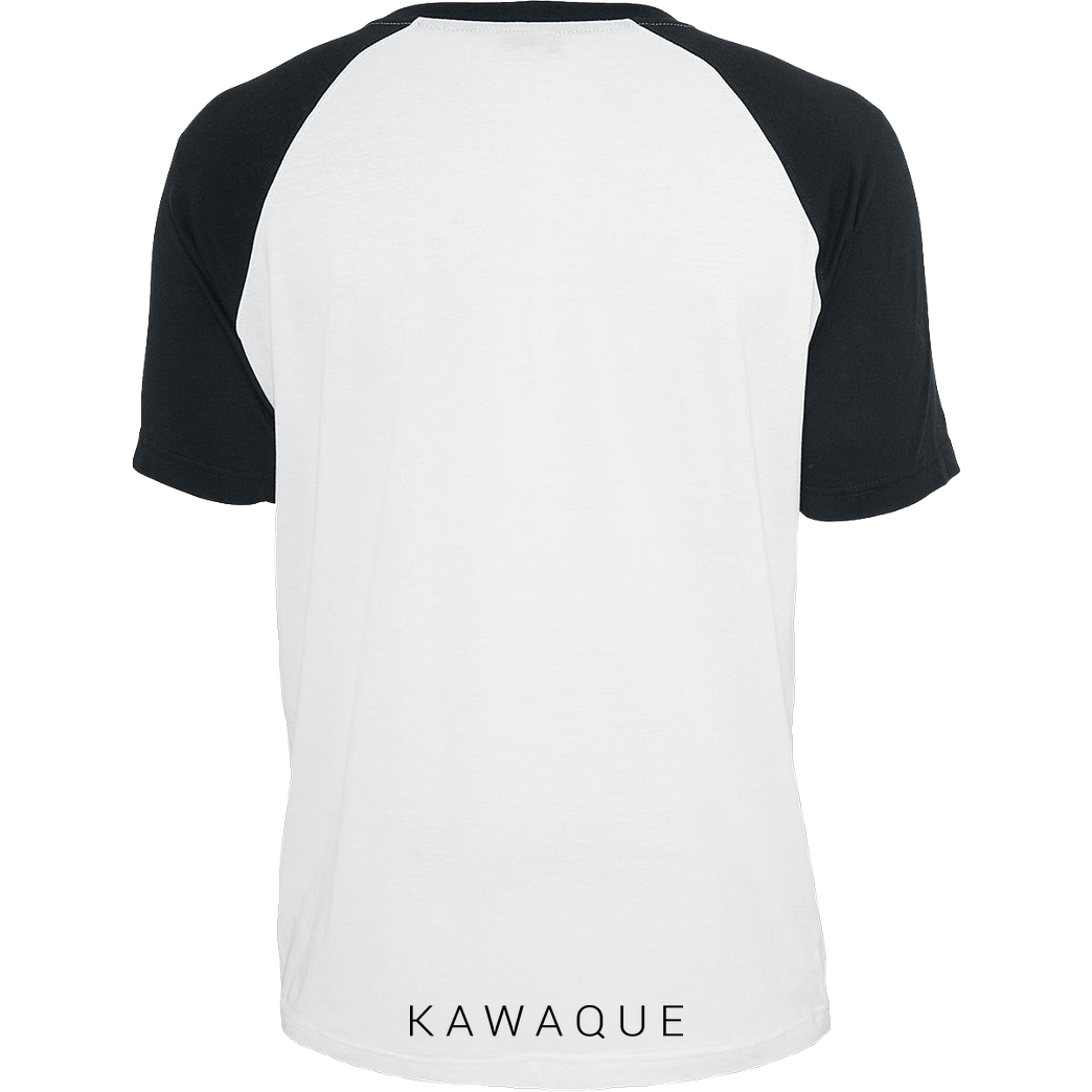 KawaQue KawaQue - Logo T-Shirt Raglan Tee white
